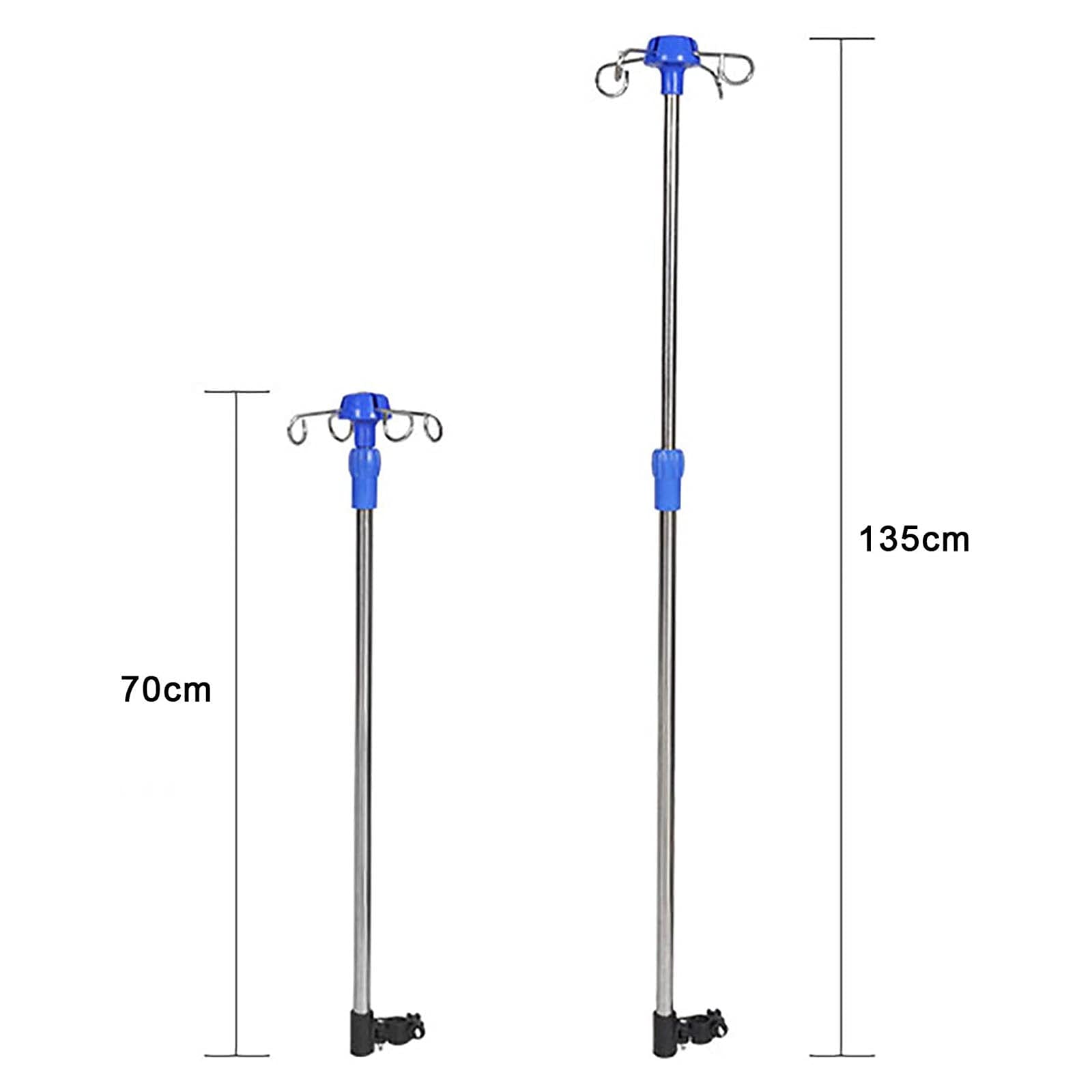 Asta Flebo, aste portaflebo per sedia a rotelle, supporto per infusione speciale per disabili, staffa per accessori per sedia a rotelle, supporto per gamba per sedia a rotelle per ospedali e famiglie
