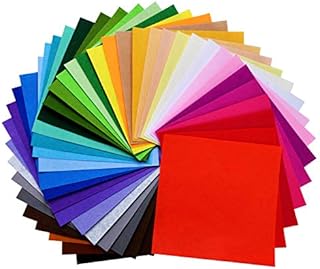 moinkerin 40 sztuk filcu do majsterkowania, 15 x 15 cm, płyty filcowe, do majsterkowania, włókniny, towar sprzedawany na metry, do majsterkowania, rzemiosła, szycia, projektów patchworkowych