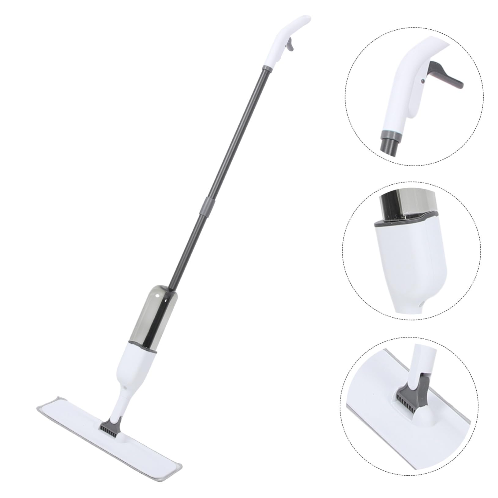 Bodenwischer 350ml Edelstahl Satz mit Superfeinfaser für Reinigung