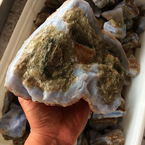 Kryształowa dekoracja medytacyjna, naturalny niebieski chalcedon, agat, kamień, minerały, obróbka biżuterii, dekoracja mieszkania, kryształy mineralne, kamienie lecznicze Wicca, dekoracja mieszkania