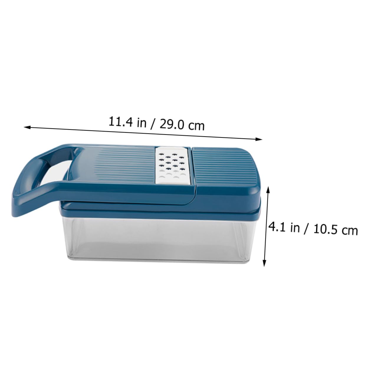 LIFKOME Tagliaverdure Multifunzione Manuale, Affetta e Taglia a Julienne, in Plastica e Acciaio Inox, per Zucchine e Zucca,