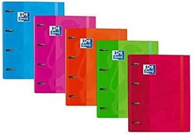 Oxford 400075372 Carpeblock A4 con recambio, 1 unidad, colores surtidos.