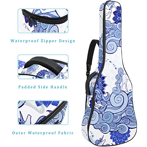 Housse de transport étanche pour guitare avec bandoulière réglable Noir/blanc, Multicolore 05, 42.9×16.9×4.7 in… - Les Beatles, Paul McCartney, John Lennon, RIngo Starr, George Harrison Housse de transport étanche pour guitare avec bandoulière réglable Noir/blanc, Multicolore 05, 42.9x16.9x4.7 in… – Image 5