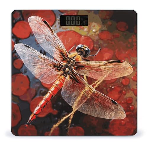 Báscula digital inteligente Red Dragonfly para baño miniatura 1