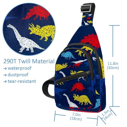 Mochila bandolera para hombre: olvida los bolsillos llenos con este diseño de dinosaurio 5