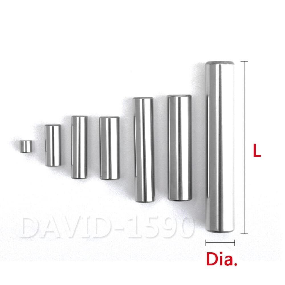 NVCBYEPDA El Tornillo Pasador de Pasador Paralelo, Pasador de Rodillo, rodamiento de Aguja de Acero, 3 uds.(M9 x 100mm)