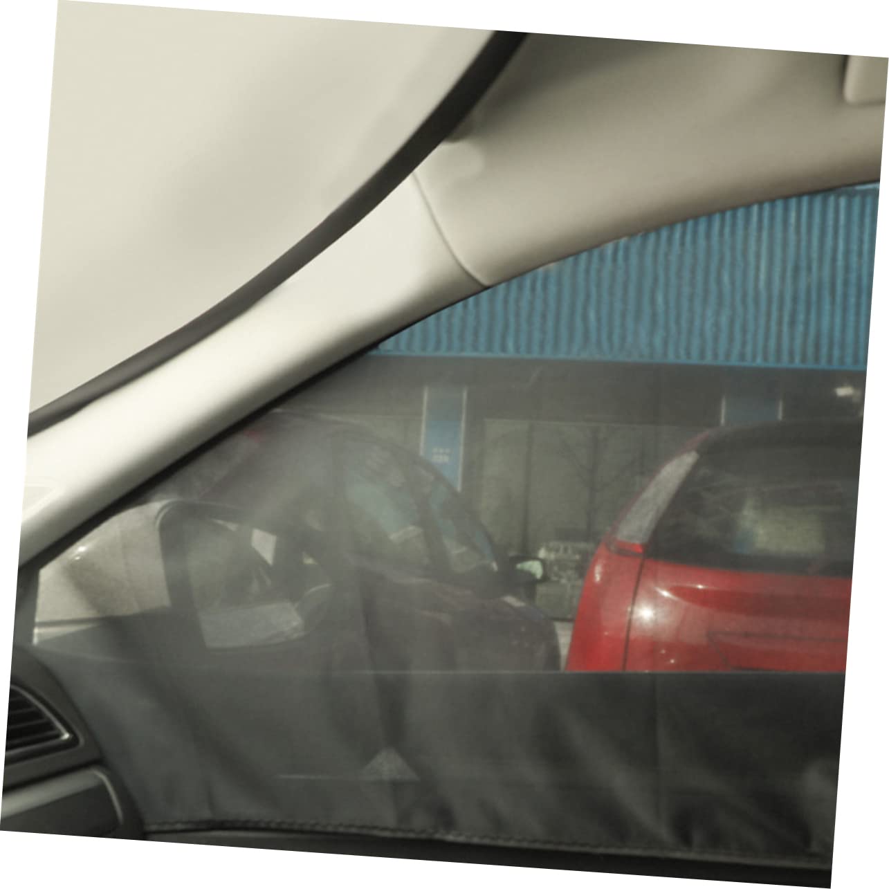SOLUSTRE 2sets Tende Magnetiche Per Finestrini Auto Protezione Solare e Anti-insetti Per Finestrini Laterali e Posteriori Facile Installazione e Design Pratico