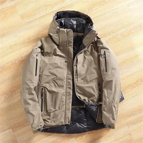 Doudoune épaisse à capuche pour homme un blouson parka classique et ample FULBHPRINT - 2