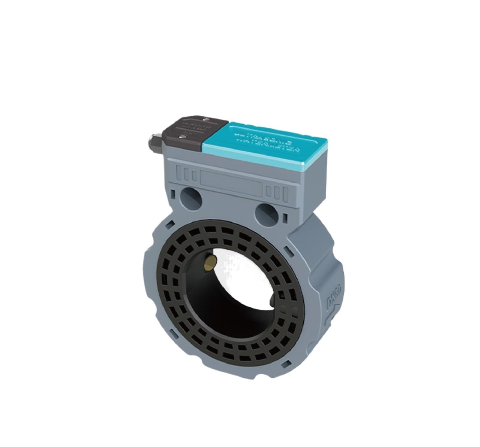 Ultrasonic Flow Meter Clamp-On Flow Transducer Digital Non-Invasive Water Flow Meter Portable Handheld Liquid Flow Meter(DN50)