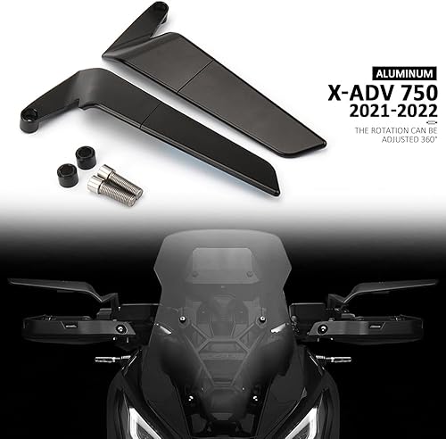 Miniatura 5 de Espejos retrovisores universales para motocicleta, espejos laterales giratorios para manillar, para Trident 660Z650Z900Z H2 1000X-ADV 750CB650R1290