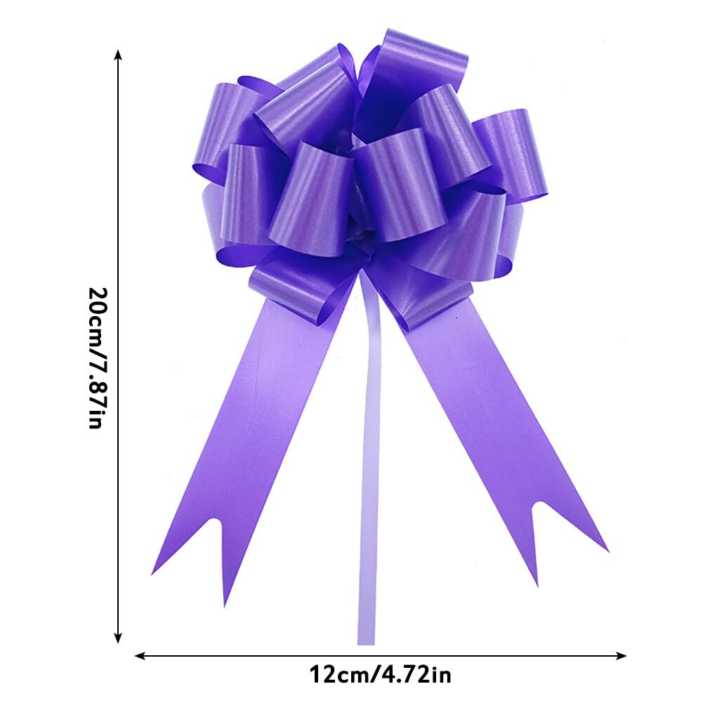 Geschenk Schleife Groß,170 Stück Pull Bögen Geschenkbänder Ziehschleife Geschenkverpackung Weihnachten Geschenk Schleife Verpackung Pull Bogen für Geschenke Tüten Zuckertüten zum Basteln Dekorieren