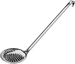 Escumadeira Inox Reforçada Para Arroz 33cm Alta Resistência Design Sofisticado Material Premium Aço Inoxidável 304 Durável Fácil Limpeza Ideal Cozinha Moderna, Utilika Distribuidora®