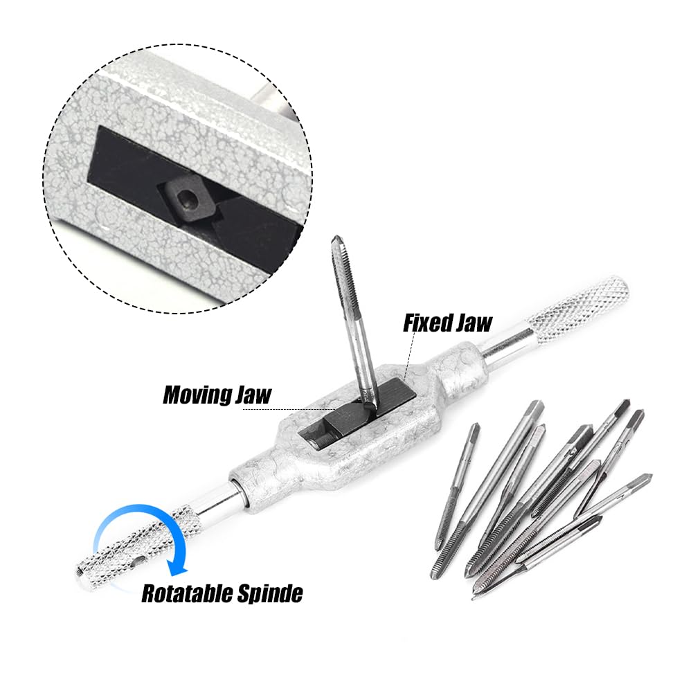Set di 11 Chiavi per Mini Maschi M1-M3.5, Rubinetto a Mano Maschiatura Micro
