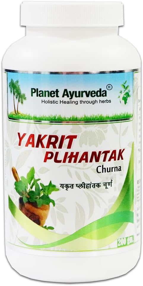 Planet Ayurveda Yakrit Plihantak Churna - 200 Gm, Natural Liver Detox Supplement, Ayurvedic Formula Beneficial For Fatty Liver, Disease