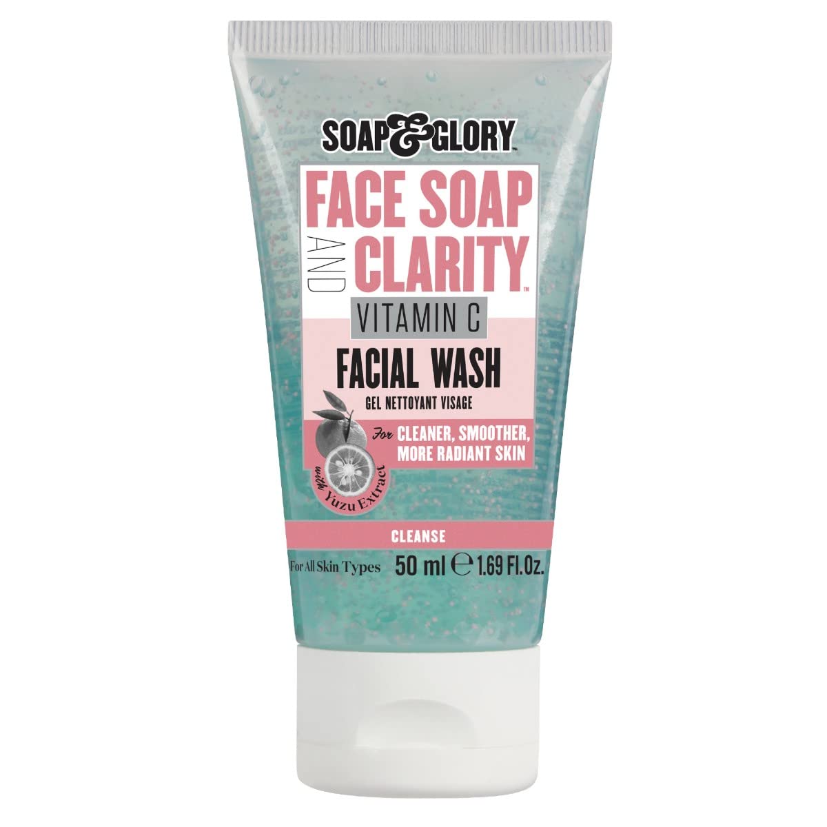 SOAP & GLORY FACE SOAP & CLARITY VITAMIN C TRAVEL SIZE 1.67 FL OZ