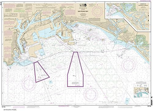 Paradise Cay Publications NOAA Chart 18749: San Pedro Bay; Anaheim Bay Huntington Harbor