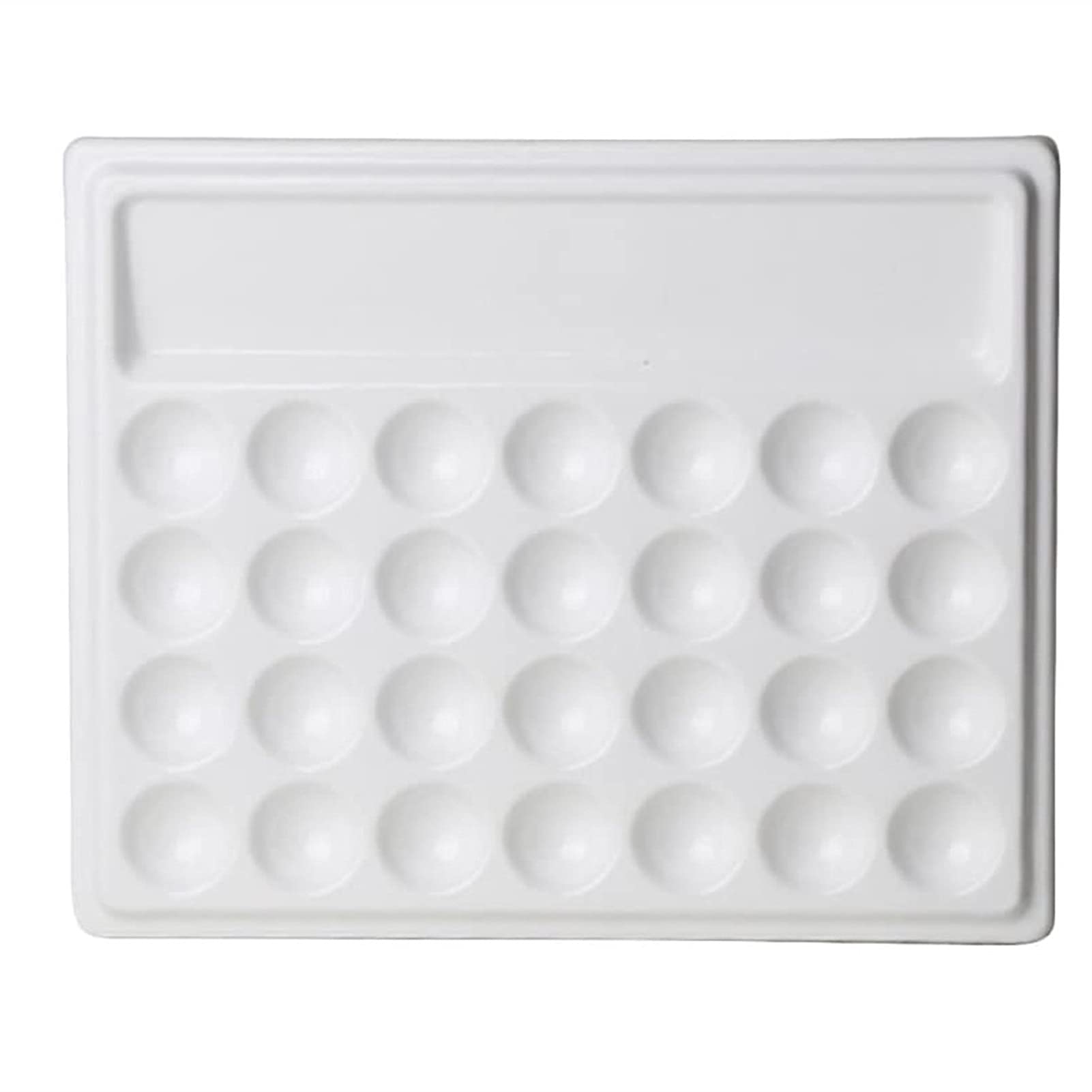 28 kwadratowa ceramiczna paleta akwarelowa, pudełko do mieszania farb, przenośne materiały malarskie artystyczne, do mieszania