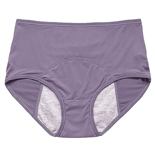 Genérico Bragas Menstruales Flujo Abundante de Mujer, Ragas Menstruales Absorbentes, Bragas de Reglas, para Regla Periodo Mentruación Hipsters, Lavables, Algodón 1