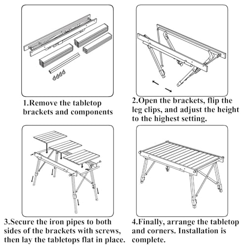 Table pliante portable légère pour éviter de manger au sol - 5