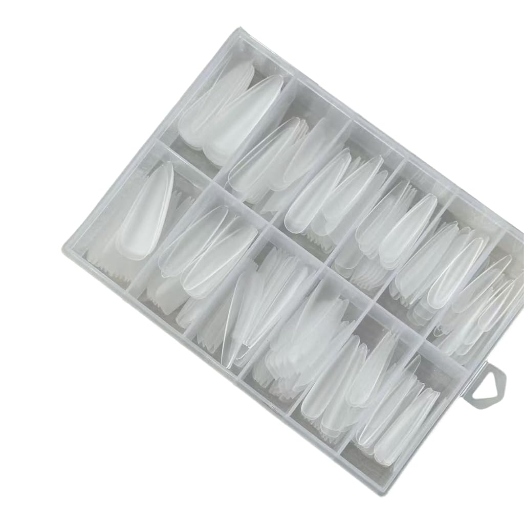 240 Pcs False Nails Tips Extras Long Nails Tips Artificial Nails Full Covers Stick on Nails Press On Nails for Women