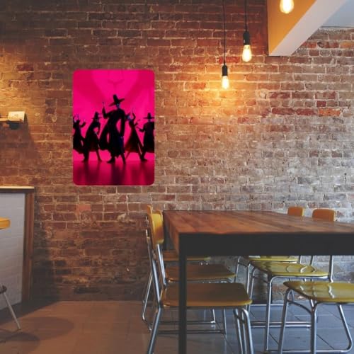 Image of Zesta Bathroom Decor Items Washroom Decor Tin Sign | Aesthetic Posters Wall Poster for Bedroom | Magnetic Cafe Decoration Items / Restaurant Decorations Items | Quirky Home Decor Bar Accent (K Pop Drama Hunter)