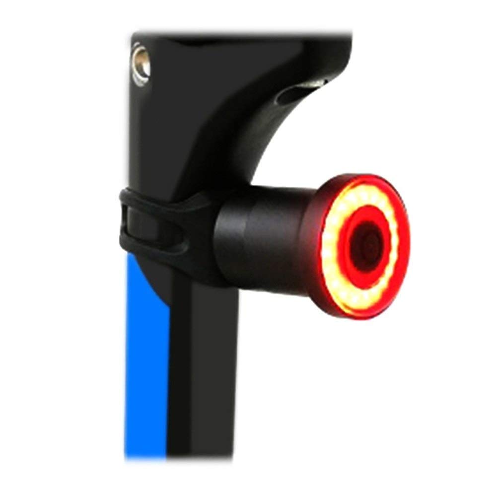 Luz Bicicleta Ciclo Posterior de la Cola de la Bici Luz USB Smart Bicicletas luz de Freno traseras LED luz Trasera Ilumina por detrás de la lámpara roja 04