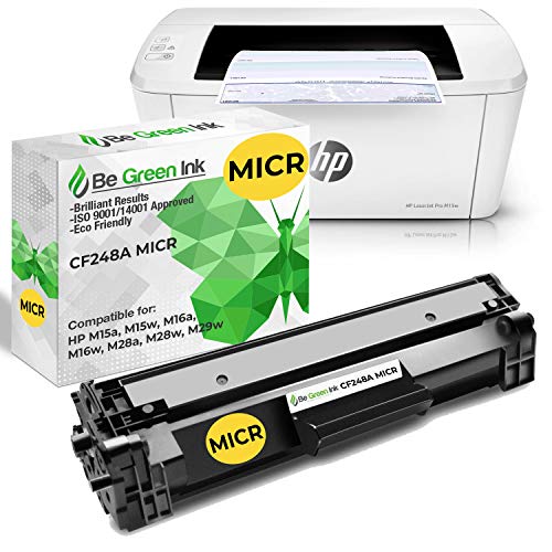 Be Green Ink Laserjet M15w MICR Check Printer Plus BGI Compatible Replacement CF248A