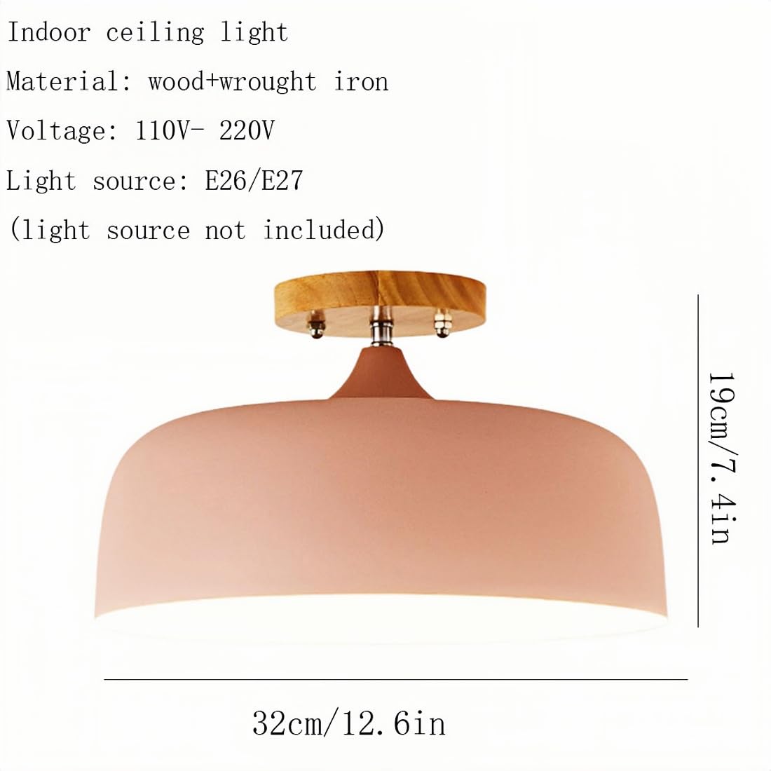 Lámpara De Techo Nórdica Para Pasillo, Lámpara Decorativa Creativa Para Vestidor, Iluminación Metálica Macaron Para Pasillo, Lámpara De Techo Para Isla De Cocina.