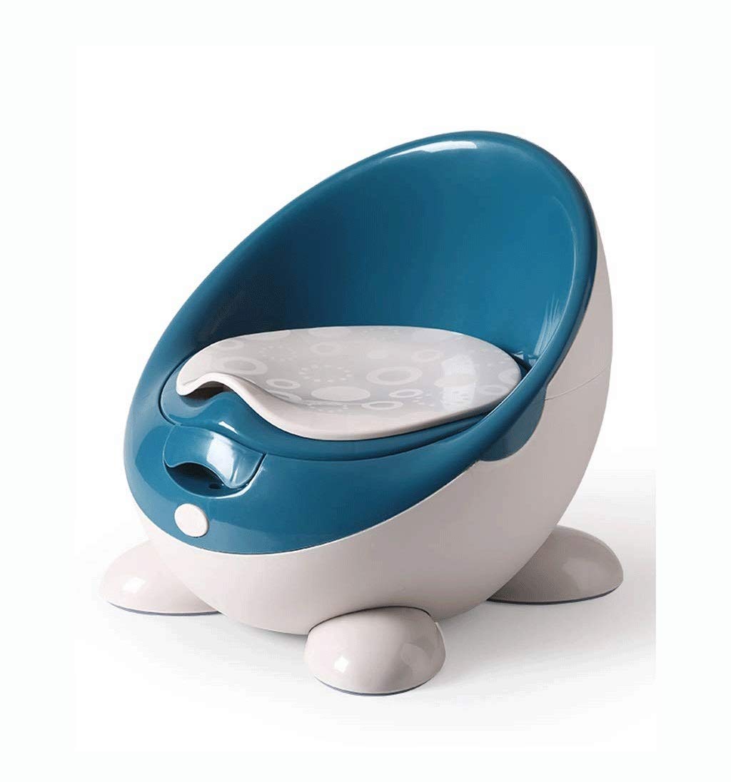 Sistema vasino Facile da Pulire e Facile da Usare Seduta di Allenamento Potty, aggiornare i Servizi igienici per Bambini Baby, Green (Color : Blue)