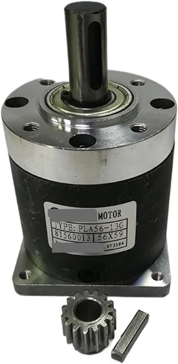 Speed Reducer Planetary Ratio 168:1-326:1 Square Input Flange 56mm for Nema23 Stepper Motor Shaft Diameter 6mm 6.35mm or 8mm(168 to 1,6mm)