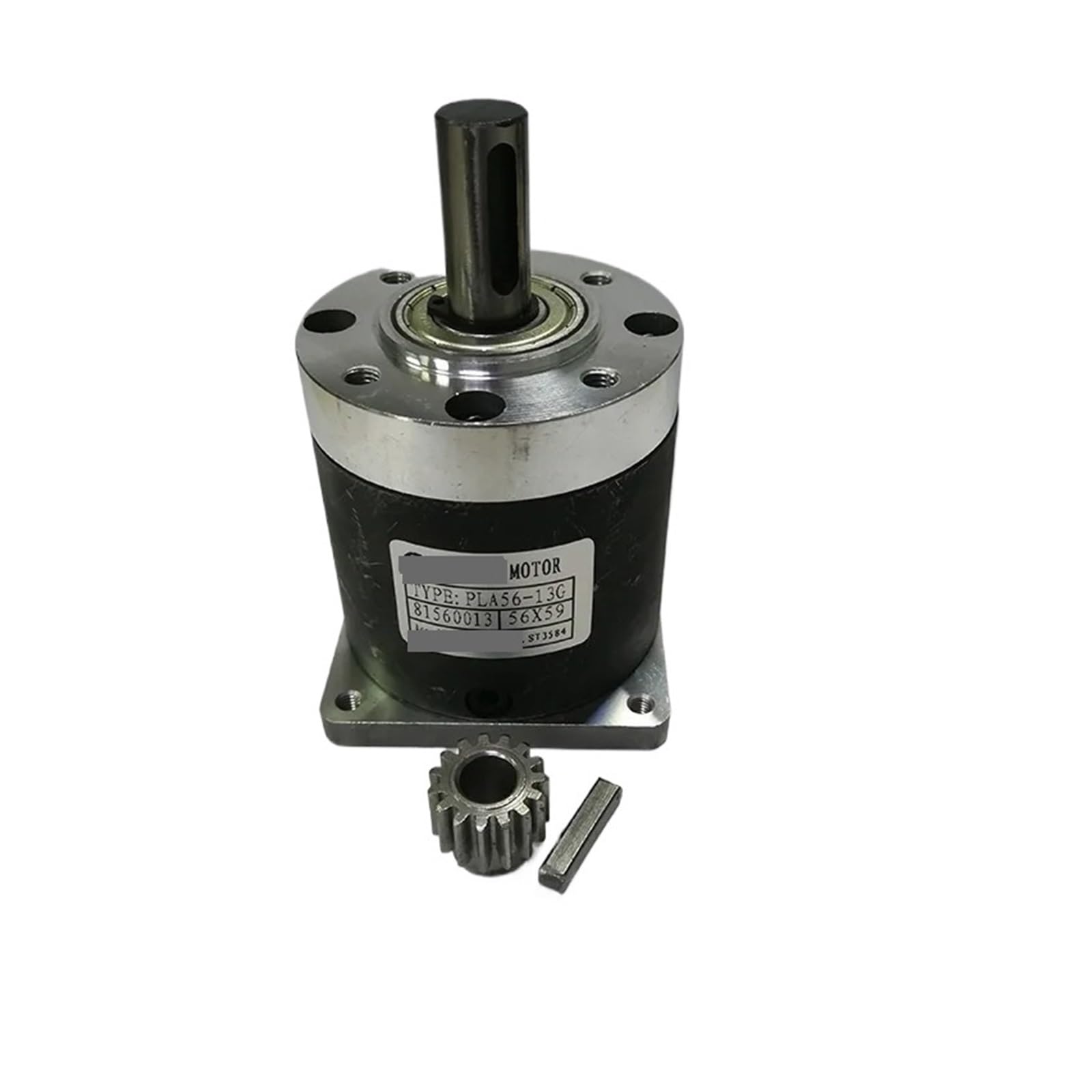 Riduttore di velocità Rapporto riduzione planetario 168:1-326:1 Flangia Ingresso Quadrata 56mm for Diametro Albero Motore Passo-Passo Nema23 6mm 6,35mm o 8mm(168 to 1,6mm)