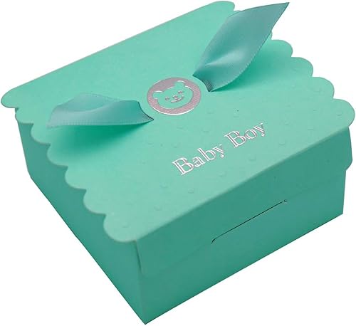 30 piezas de recuerdos de baby shower, lindas alas de ángel para bebé, caja de embalaje de chocolate, caja de regalo para niños, cumpleaños, baby