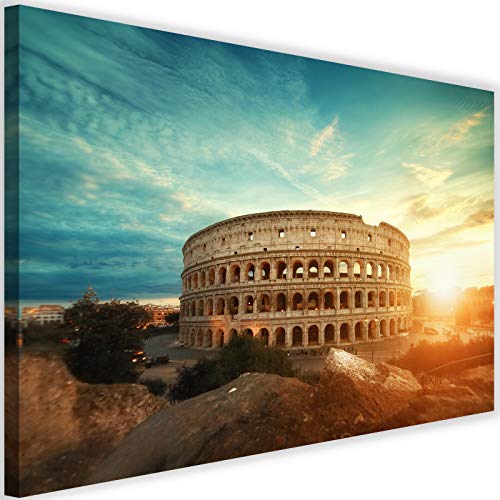 Impression artistique Colisée de Rome grand format 100x70 pour chambre