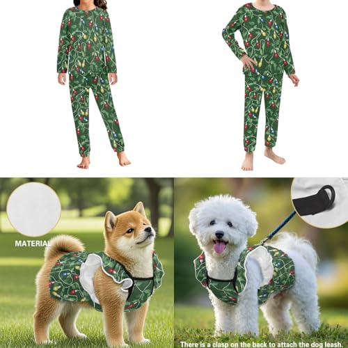 Christmas Family Pajamas Matching Sets Festival Sleepwear Adult for Couples/Women/Men/Pets 2 Pieces3