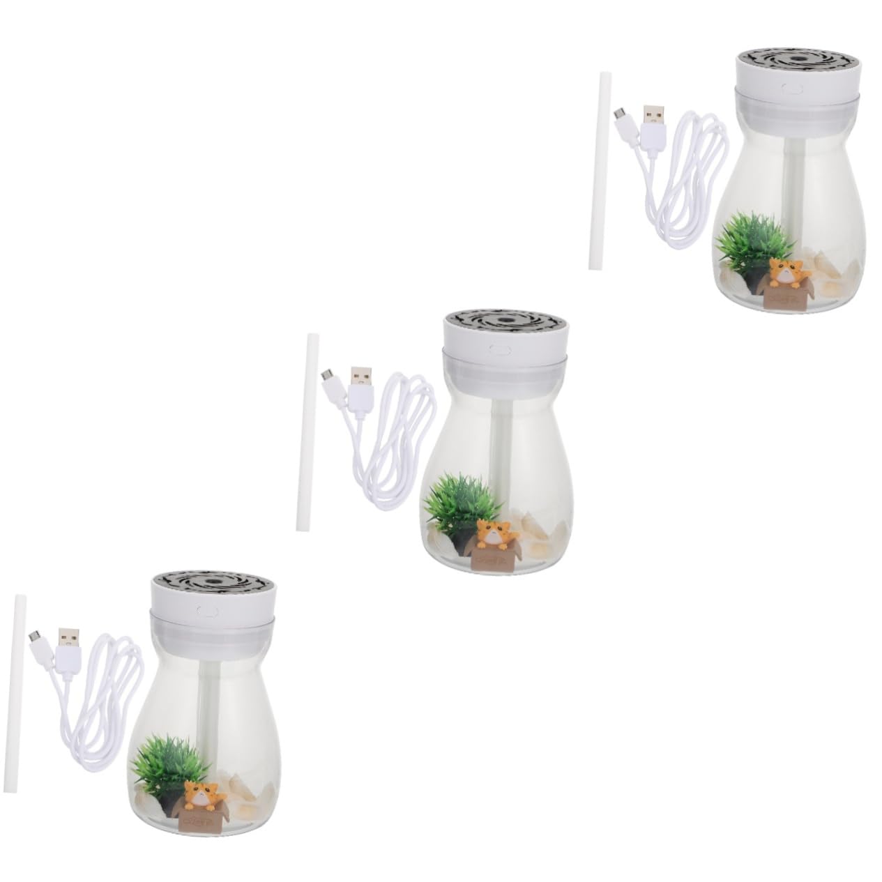 Diffuseur humidité silencieux Ciieeo 3 pièces pour chambre et yoga