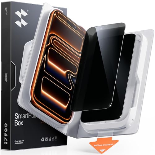 El Mejor Listado de Privacidad y pantallas de protección Top 10. 45 SMARTDEVIL Paquete de 2 Protectores de Pantalla de Privacidad de Vidrio Templado para iPhone 17 Pro Max, Película Antiespía, Protección Irrompible de Grado Militar, Dureza 9H,...