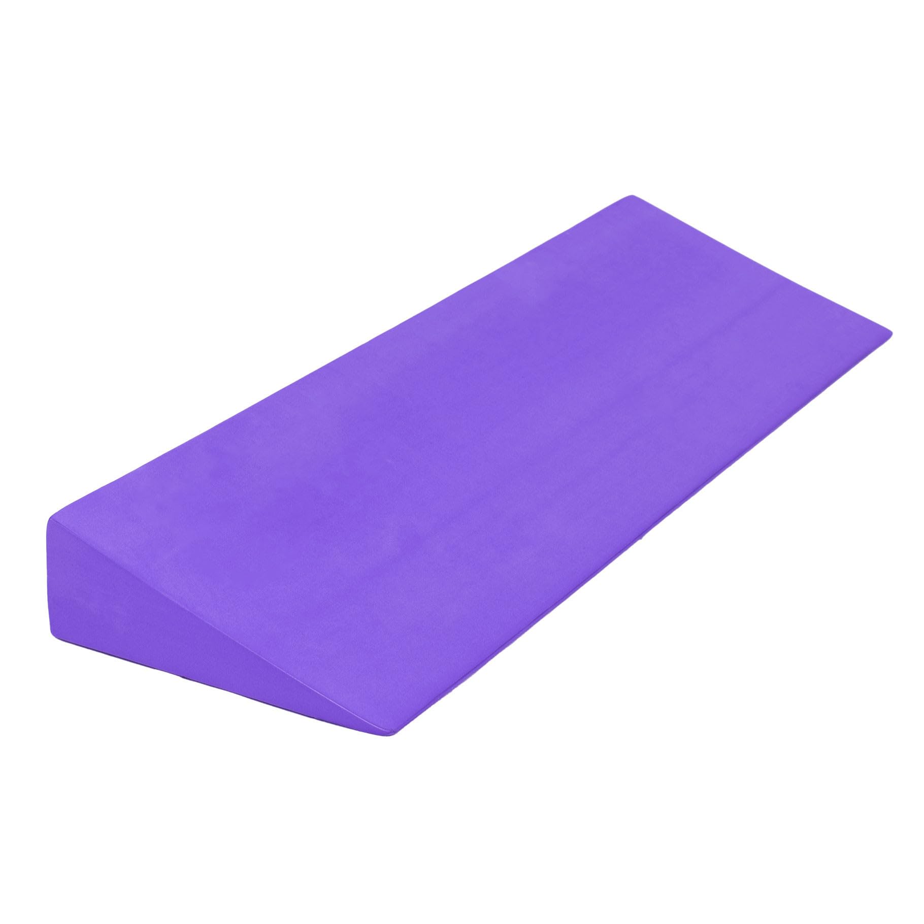 Yoga-Mad Cale de yoga EVA | Mousse EVA légère | Cale de yoga antidérapante pour poignets et mains | Cale inclinée pour professionnels et débutants en yoga et pilates (violet)