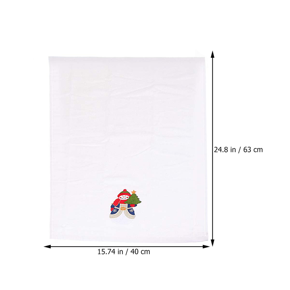 DII Kerst keukenhanddoeken decoratieve verfraaid katoenen theedoek Set, 18x28, Jingle for Joy, 3 Count