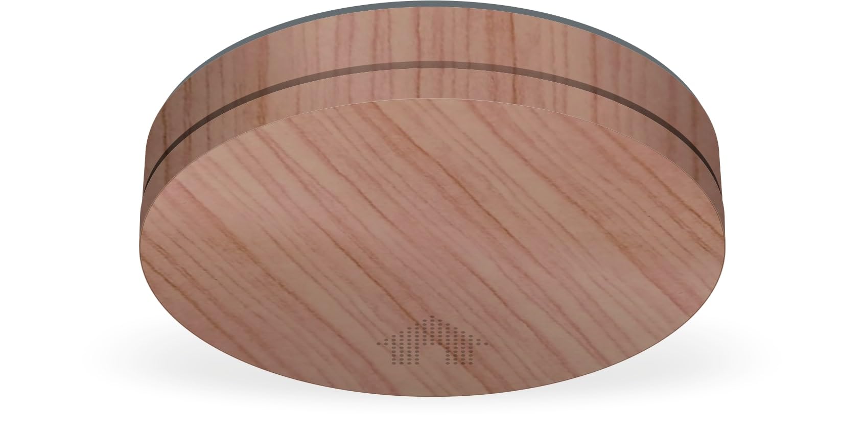 Détecteur de fumée ELRO FS4610H | Le Détecteur de Fumée Le Plus Fin du Monde | Aspect Bois | Batterie 10 Ans | Conforme à la Norme européenne EN14604 | Blanc | 1 pièce