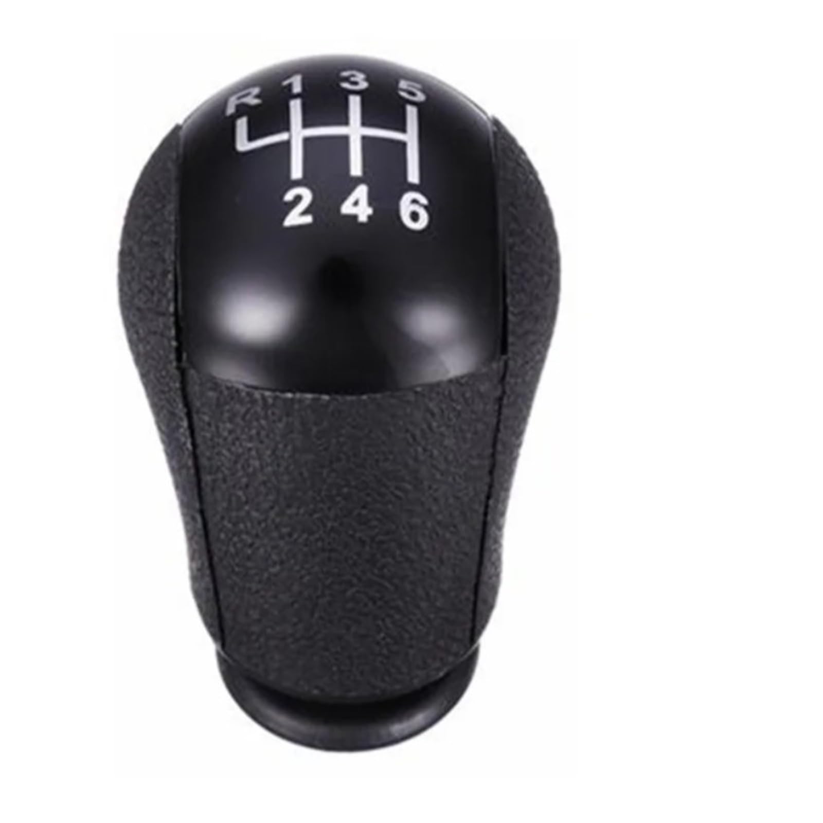 Lozopmtmld 6-Speed Black Replacement Gear Shift Knob For Fiesta Mk6 For Focus
