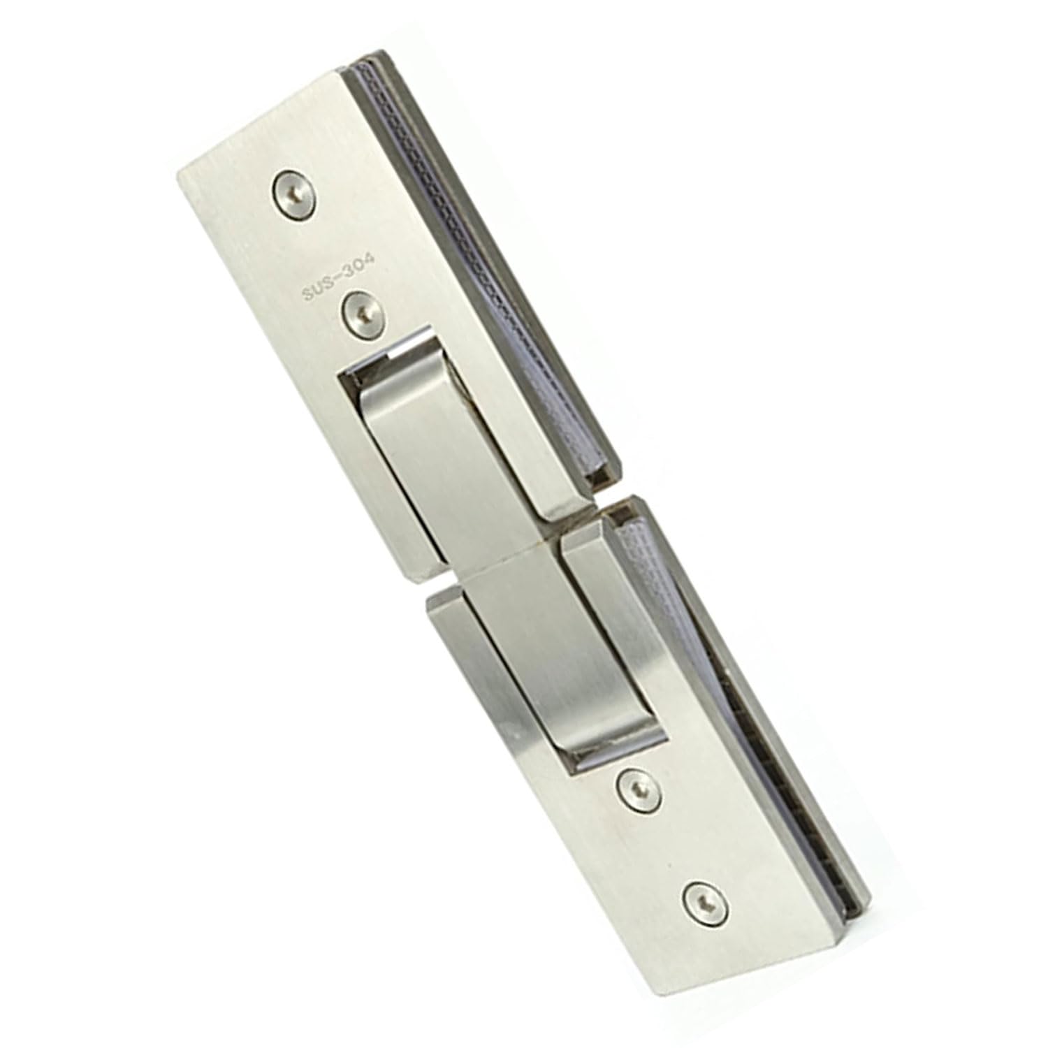 Nviusdsj One Color Hinges, 135 Degree, Heavy Duty Bathroom Gate Clamp Shower Door Bracket Hinge Plated Clip, For 8-12Mm Glass
