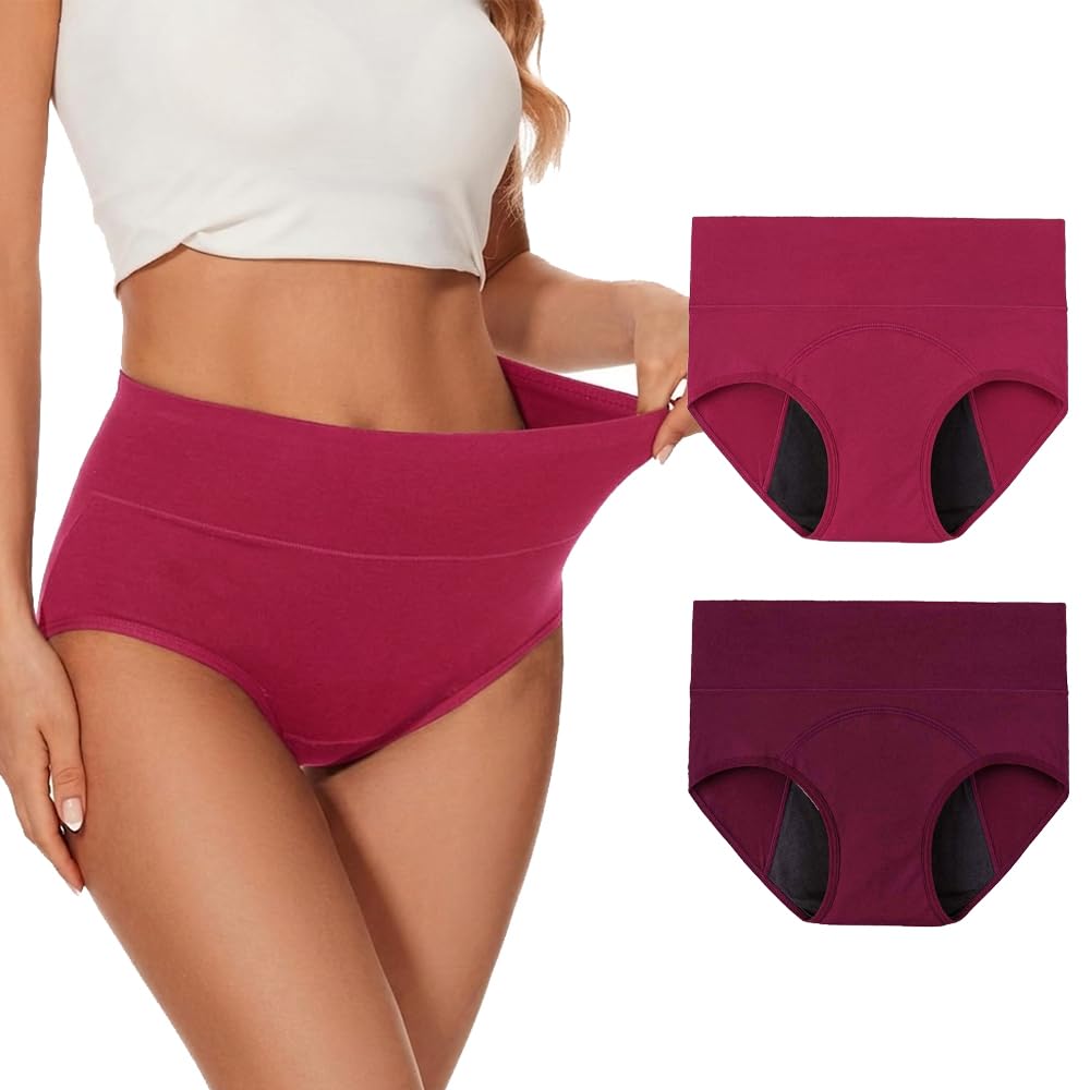 diving deep High Waist Period Panty for Women & Girls | Leakproof Menstrual Underwear |Heavy Flow Protection | Breathable,Ultra Soft, Multi-Layer Leakproof Panty | Reusable 2 Years (Pack of 2)-picture-15