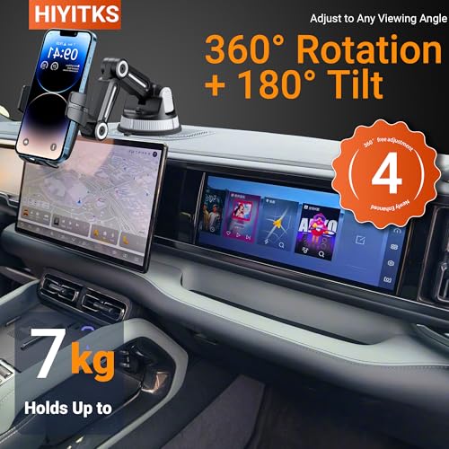 Support camion à forte adhérence avec libération à un bouton pour iPhone - 4