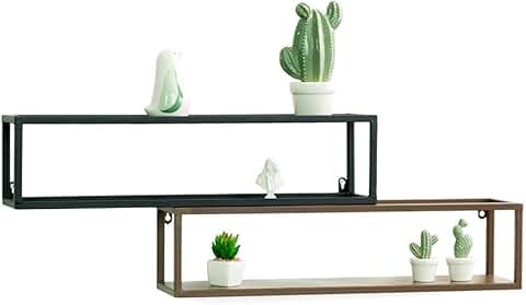 Amazon.es: estante flotante madera cerezo