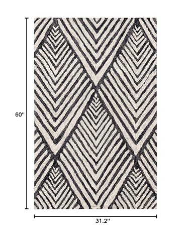 Tapete SAFAVIEH Micro-Loop 76x152 cm Lana Hecho a Mano miniatura 2
