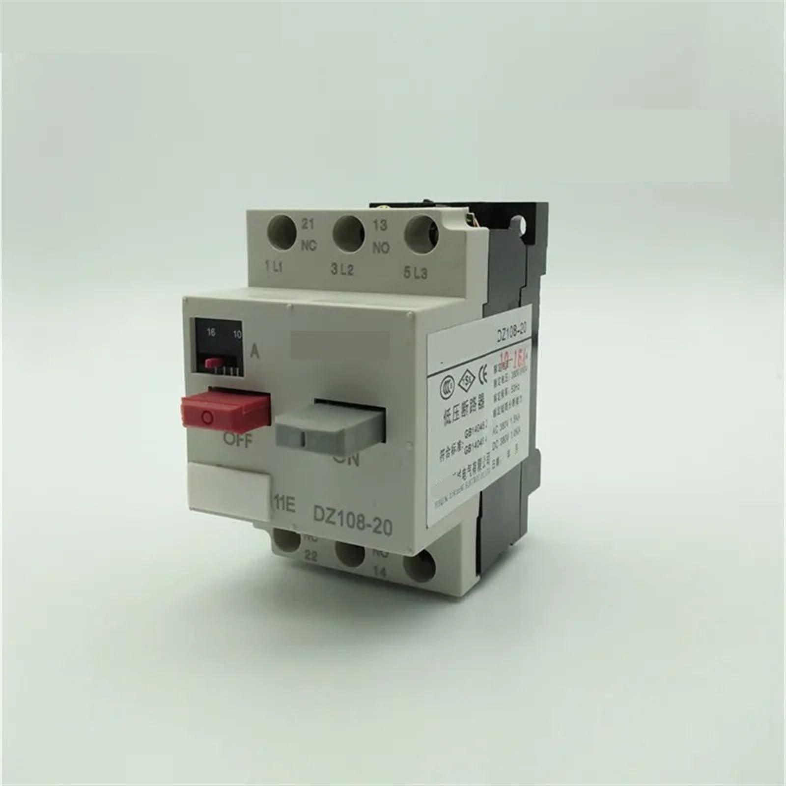 10-16A 1NO 1NC Motorschutzschalter mit geformtem Gehäuse, 1 Stück