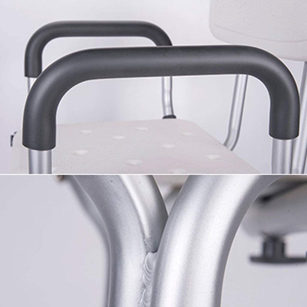 Taburete De Baño Taburete De Ducha Aluminio Aleación De Aluminio Altura Ajustable Bañera Silla De Ducha Asiento De Ducha Cuidado Profesional Taburete De Ducha Antidesliza