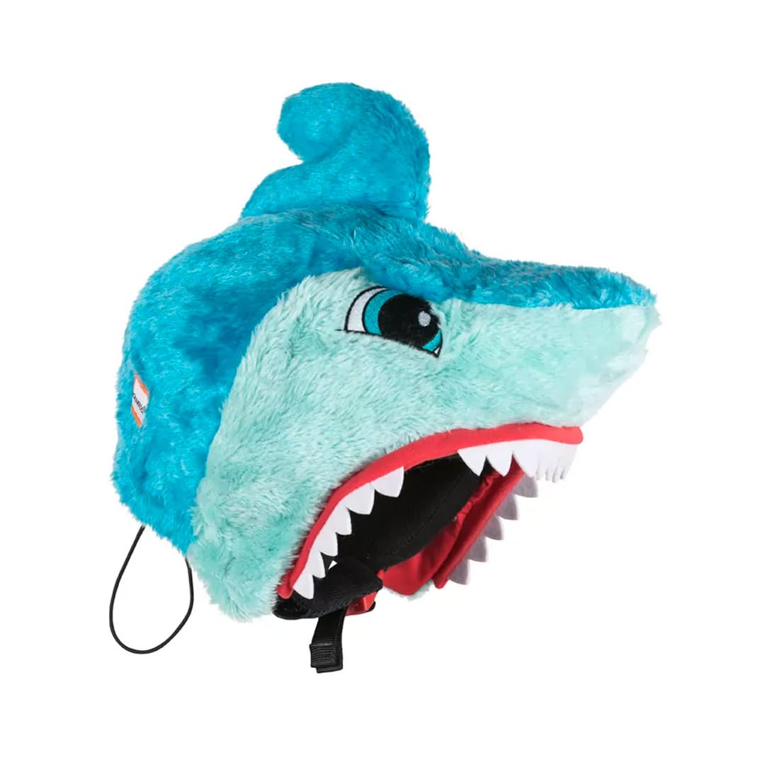 Requin Shark Housse de Casque de Ski Bleu Homme, Taille Unique