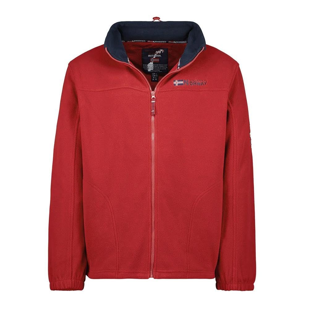Geographical Norway Red Fleece Jacket Man Tamazonie, Red, 3XL