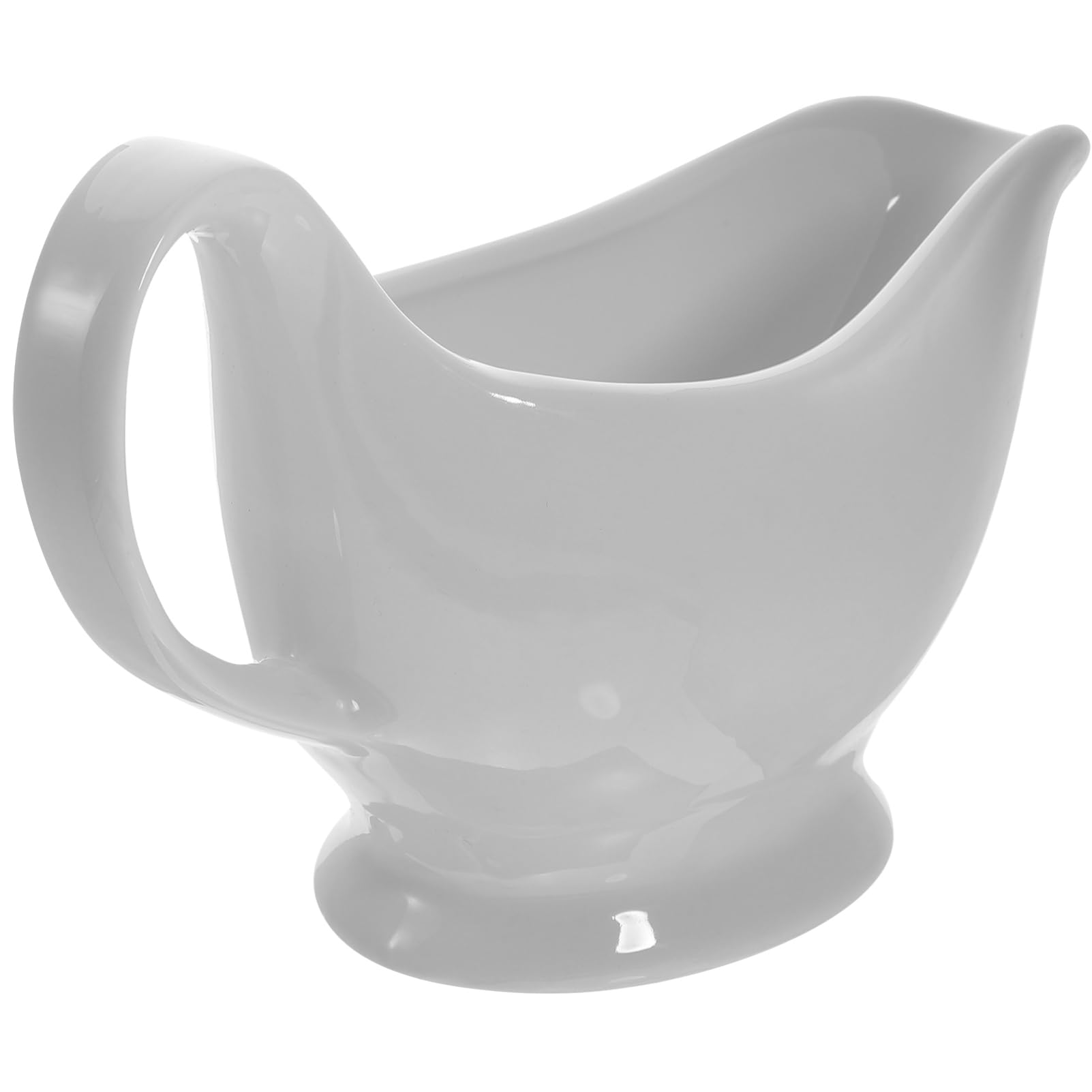CIYODO Juice Bucket Mini Sauce Containers Coffee Server Creamer Container Tea Creamer Pitcher Gravy Saucer Gravy Sauce Boat Mini Milk Dispenser Gravy Pitcher Syrup Ceramics White